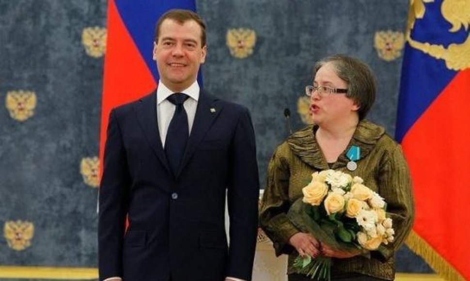 Dmitrijus Medvedevas ir Ela Kanaitė