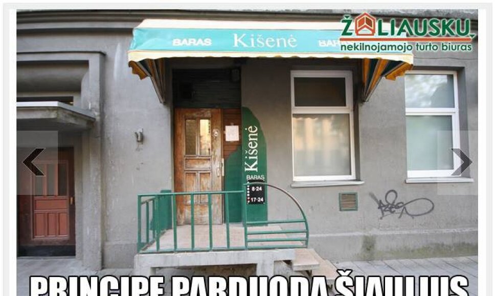 Parduodamas baras &bdquo;Ki&scaron;enė&ldquo;