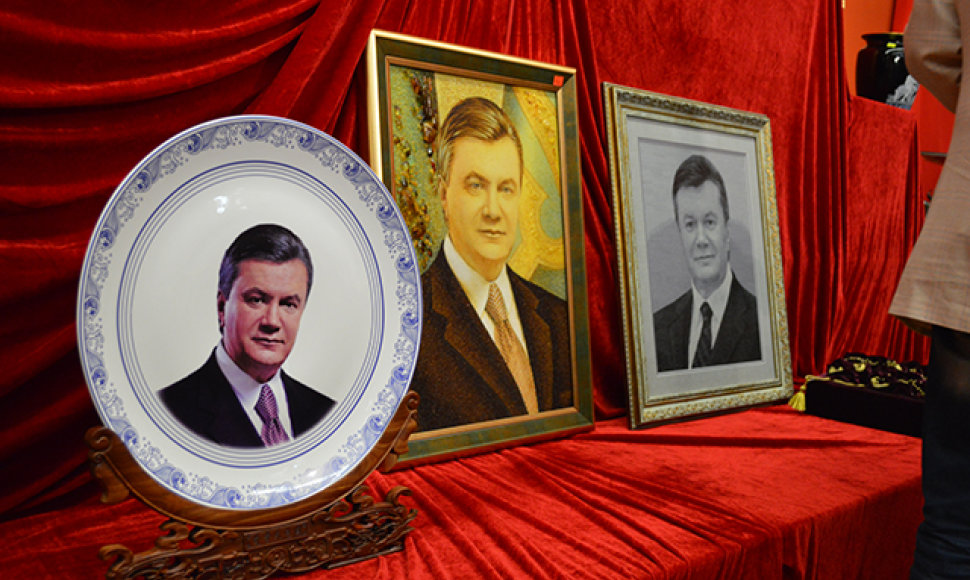 Buvusio Ukrainos prezidento Viktoro Janukovyčiaus daiktų paroda