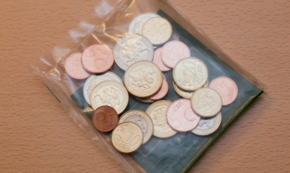 Eurų monetų rinkinys