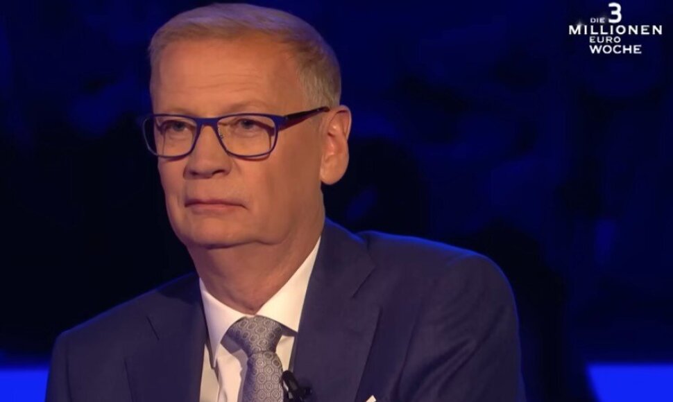 Laidos vedėjas G&uuml;nther Jauch uždavė klausimą apie kraujospūdį, į kurį žaidimo dalyvis neatsakė. 