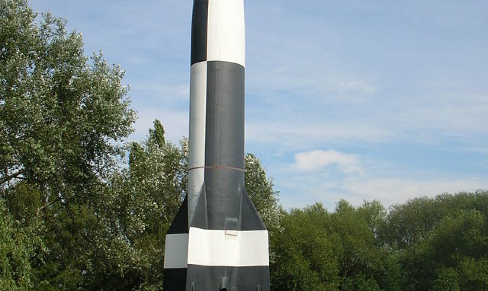 Raketos V -2 kopija muziejuje Vokietijoje