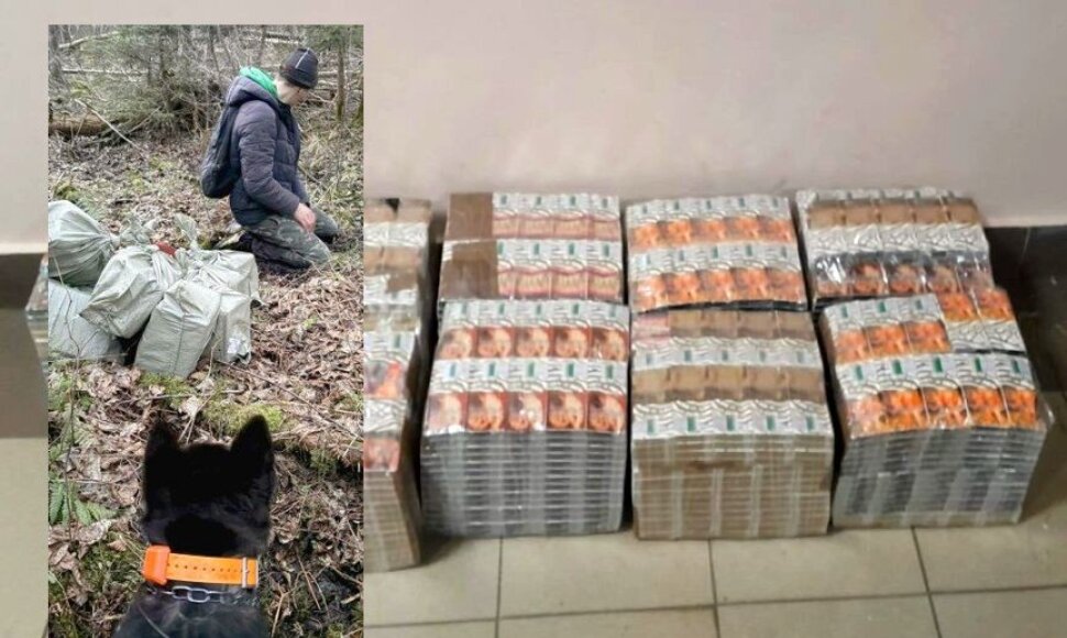 Su įkalčiais sučiuptas baltarusi&scaron;kų cigarečių &bdquo;kurjeris&ldquo;