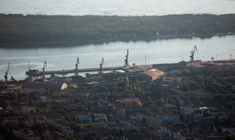 Skrydis oro balionu virš Klaipėdos apylinkių
