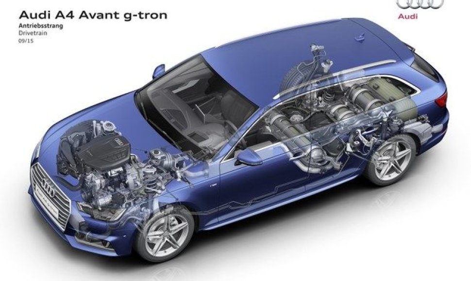 „Audi g-Tron“ technologija