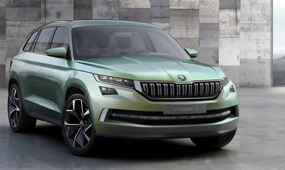 „Škoda“ pristato visureigio koncepciją „Vision S“