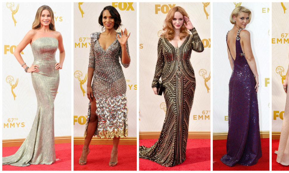 "Emmy" apdovanojimų viešnios: Sofia Vergara, Kerry Washington, Christina Hendricks, Claire Danes ir Emma Roberts