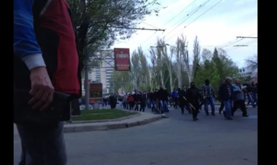 Donecke diversantai užpuolė patriotus