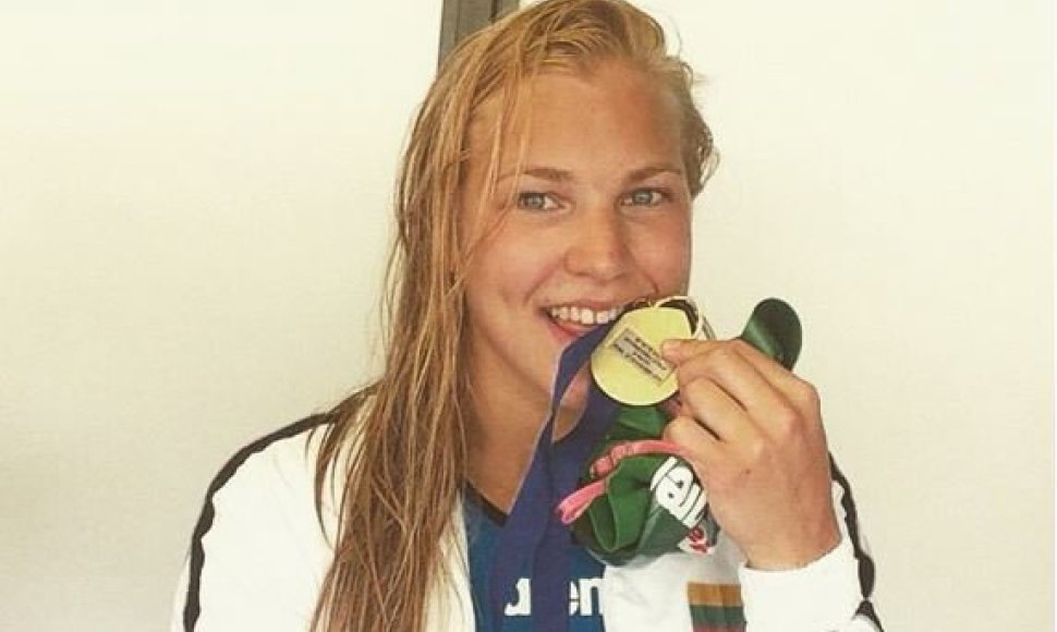 Rūta Meilutytė Romoje iškovojo auksą