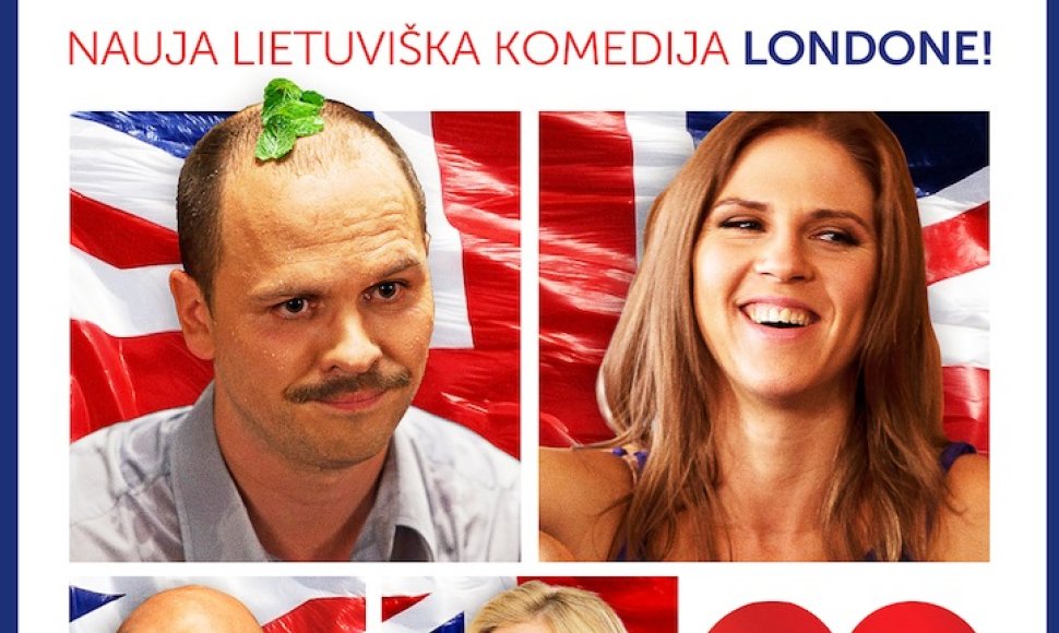 Lietuviškos komedijos „Nepatyręs“ plakatas