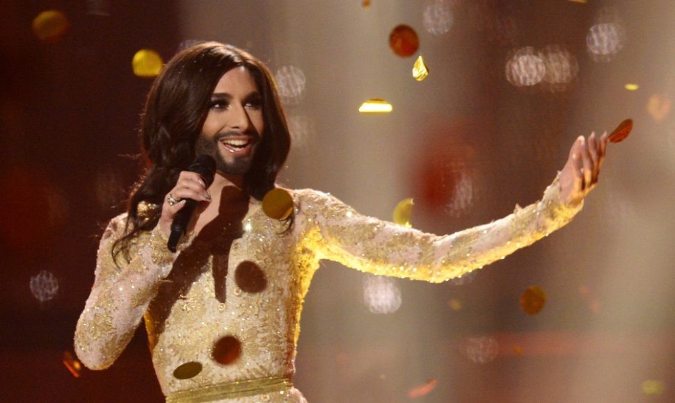 „Eurovizijos“ nugalėtoja Conchita Wurst iš Austrijos