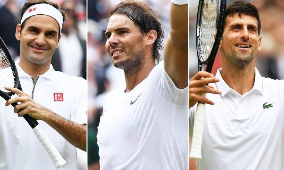 Rogeris Federeris, Rafaelis Nadalis ir Novakas Džokovičius