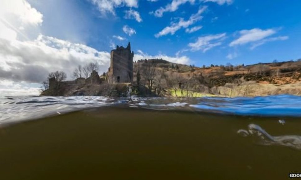 Lochneso ežeras „Google Street View“
