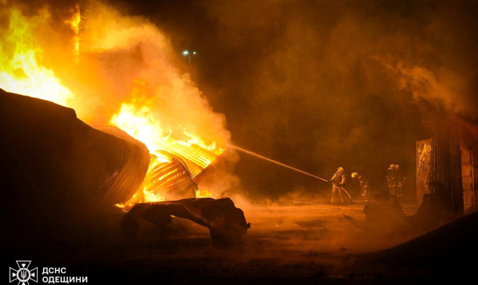 STATE EMERGENCY SERVICE OF UKRAI / via REUTERS
