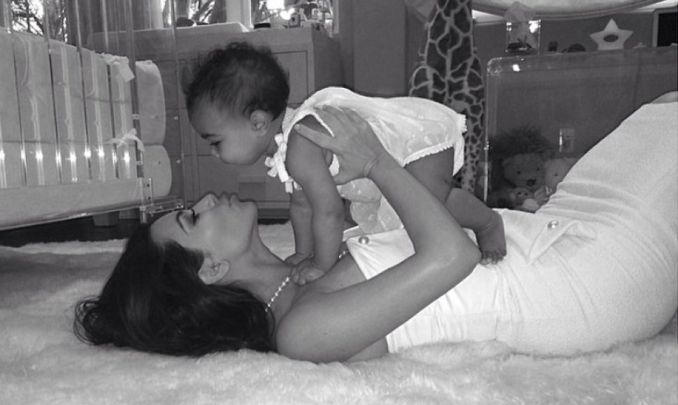 Kim Kardashian su dukra North