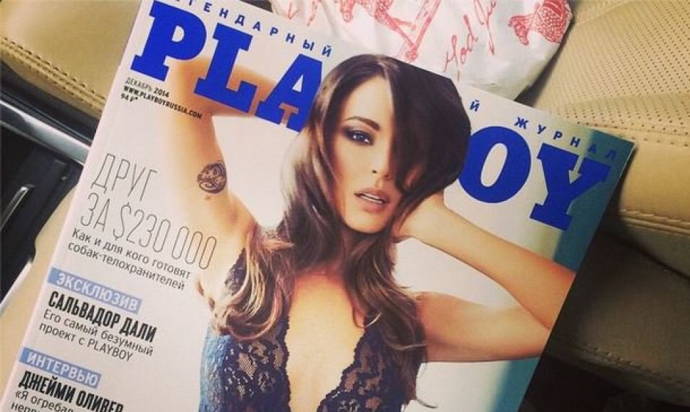 Agnija Ditkovskytė ant rusiškojo „Playboy“ viršelio 