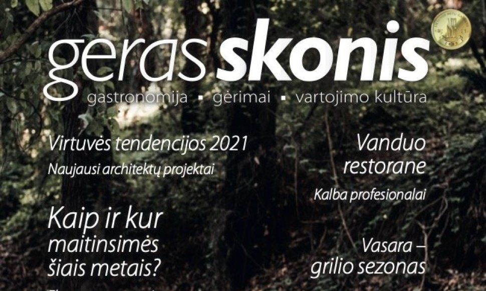 Žurnalo „Geras skonis“ 2021 vasaros numerio viršelis