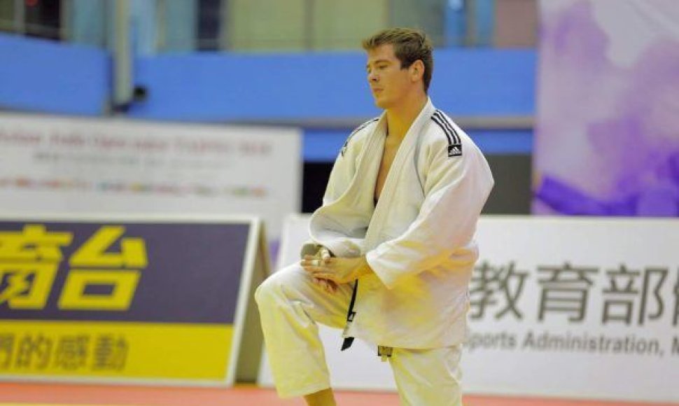 Rokas Nenartavičius Asia Judo Open varžybose Taivane