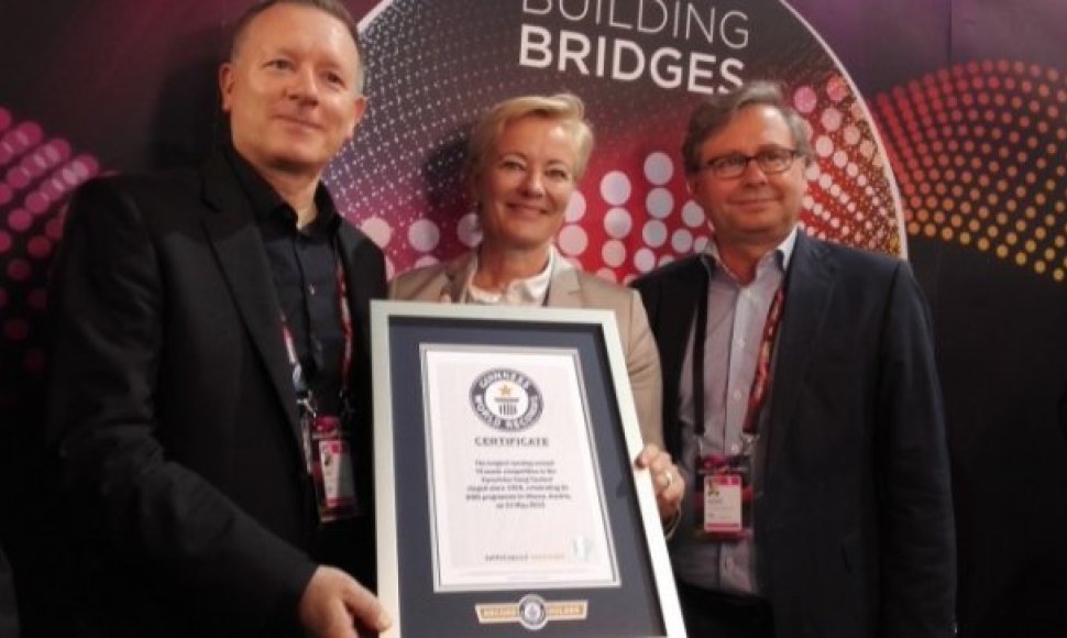 60-asis „Eurovizijos“ dainų konkursas įtrauktas į „Guinnesso“ rekordų knygą