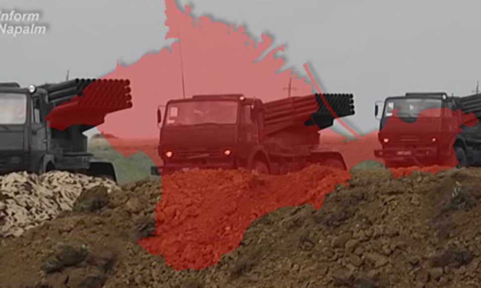 8-asis atskiras Rusijos Juodosios jūros laivyno artilerijos pulkas Kryme: nuo pratybų su MLRS iki kontraktininko sušaudymo