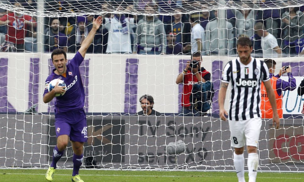 Giuseppe Rossi į „Juventus“ įmušė tris įvarčius