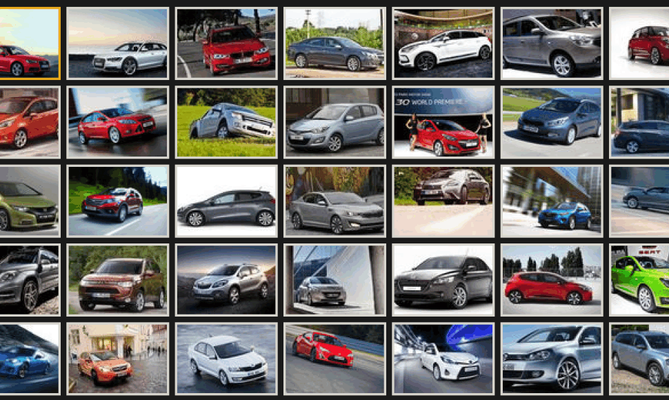 2014-ųjų Lietuvos &bdquo;Metų automobilio&ldquo; rinkimų dalyviai