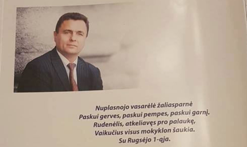 Gražulis sąsiuvinyje