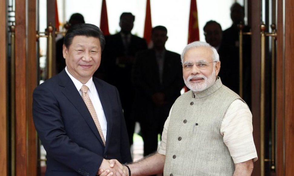 Kinijos ir Indijos prezidentų susitikimas