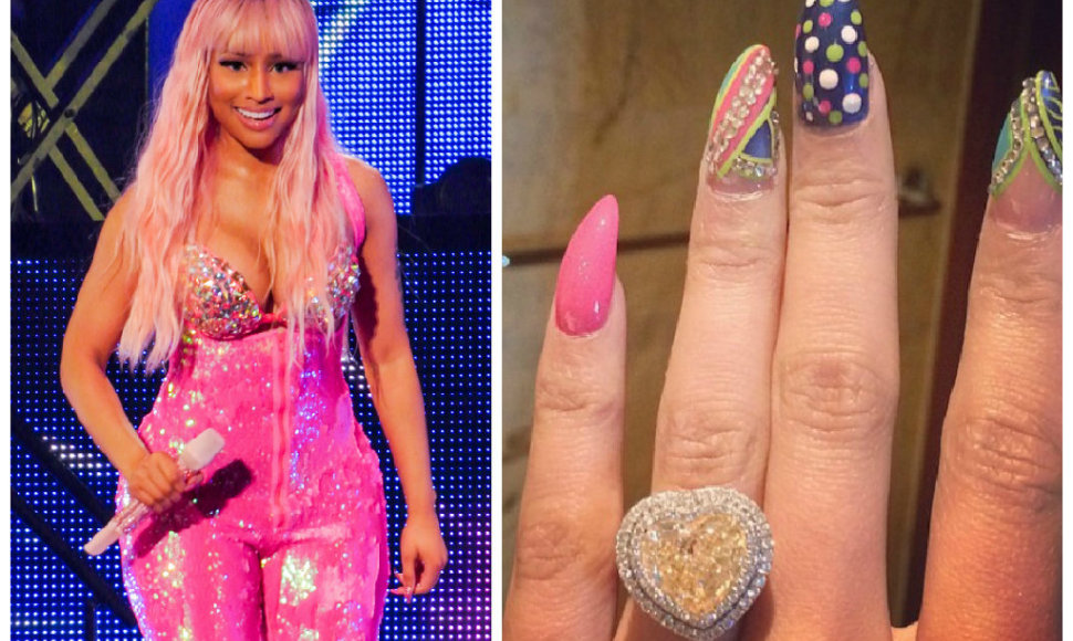 Nicki Minaj ir jos sužadėtuvių žiedas