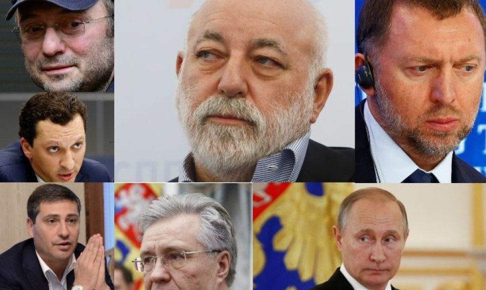JAV paskelbė sankcijas dar septyniems Rusijos turtuoliams, kurie yra siejami su Kremliumi