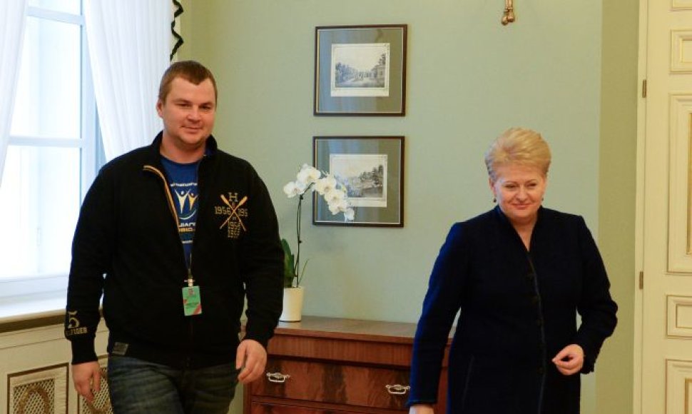 D.Grybauskaitė ir D.Bulatovas