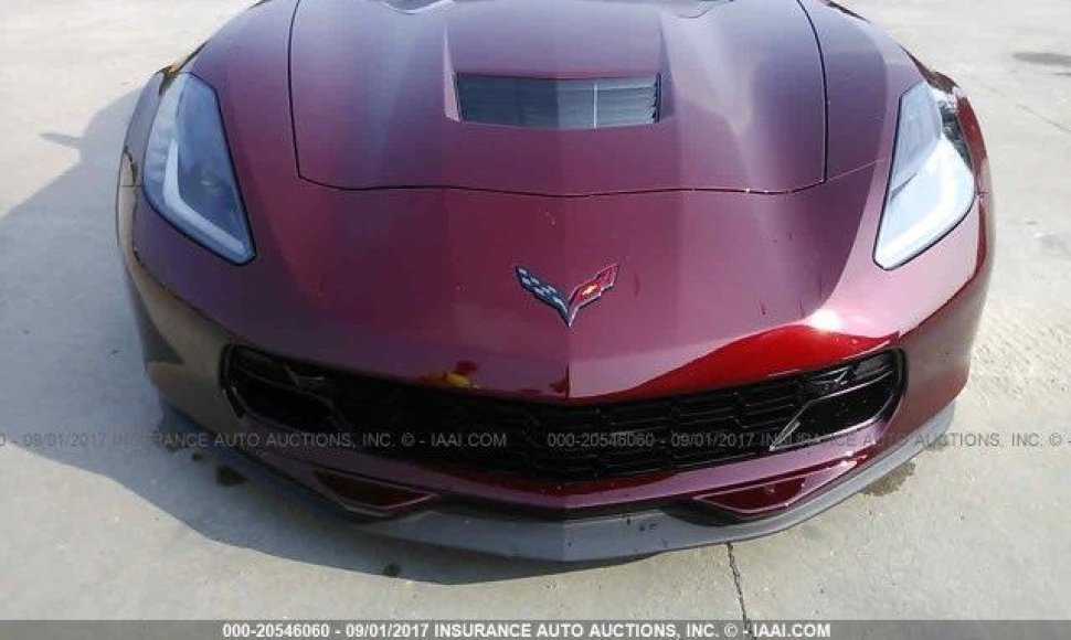 „Corvette Grand Sport“ aukciono skelbimas