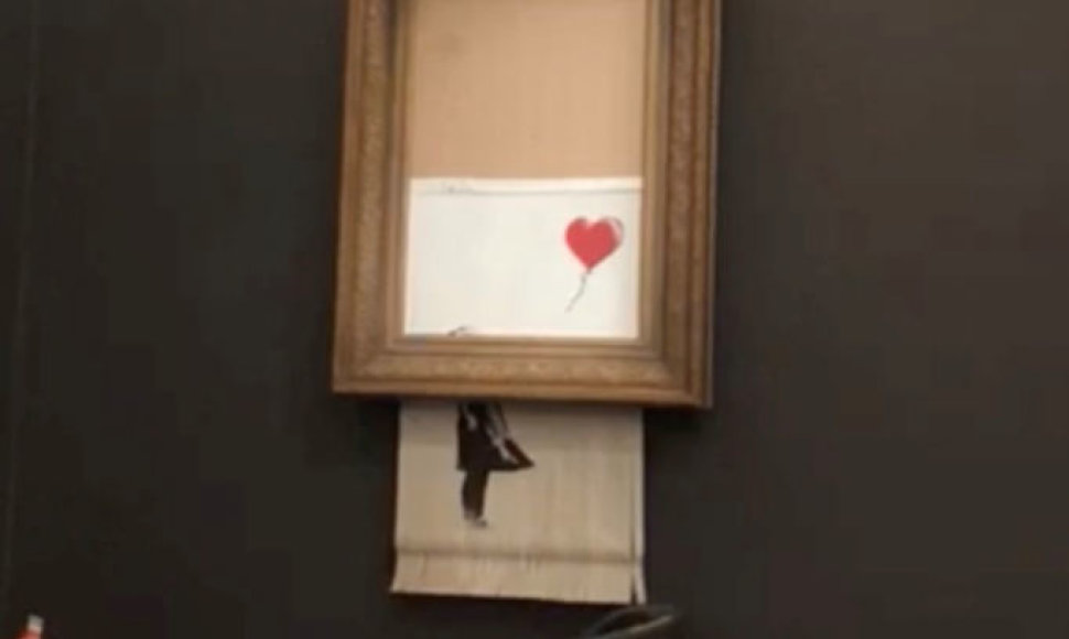 Banksy paveikslas „Mergaitė su balionu“ (Girl With Balloon)