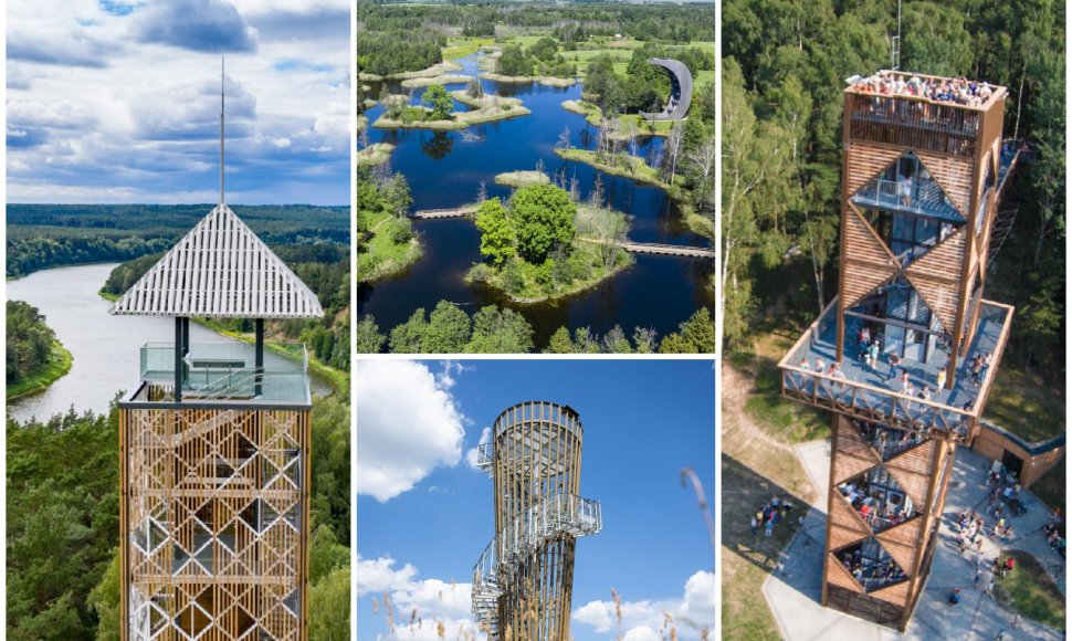 Vasarok ir pamatyk Lietuvoje: įspūdingiausi vėl atsiveriantys apžvalgos bokštai