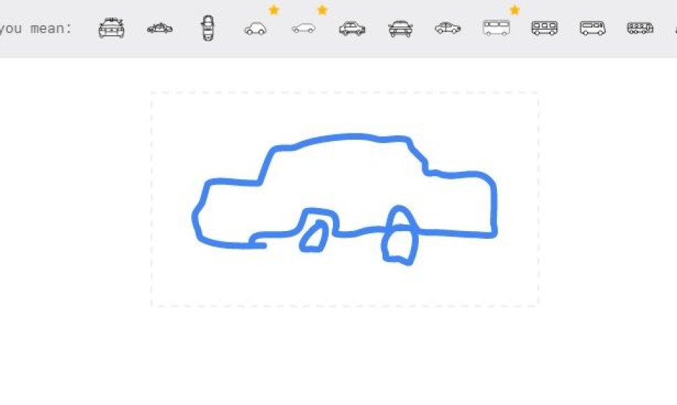 „Autodraw“ atpažįsta net ir taip postimpresionistiškai nupieštą automobilį