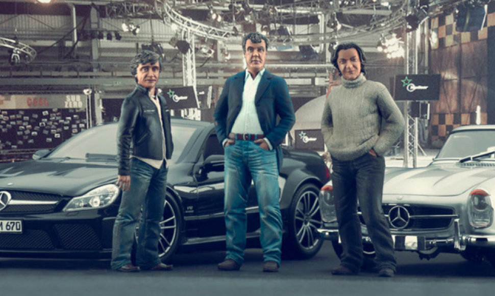 Sumažintos „Top Gear“ laidos vedėjų figūrėlės