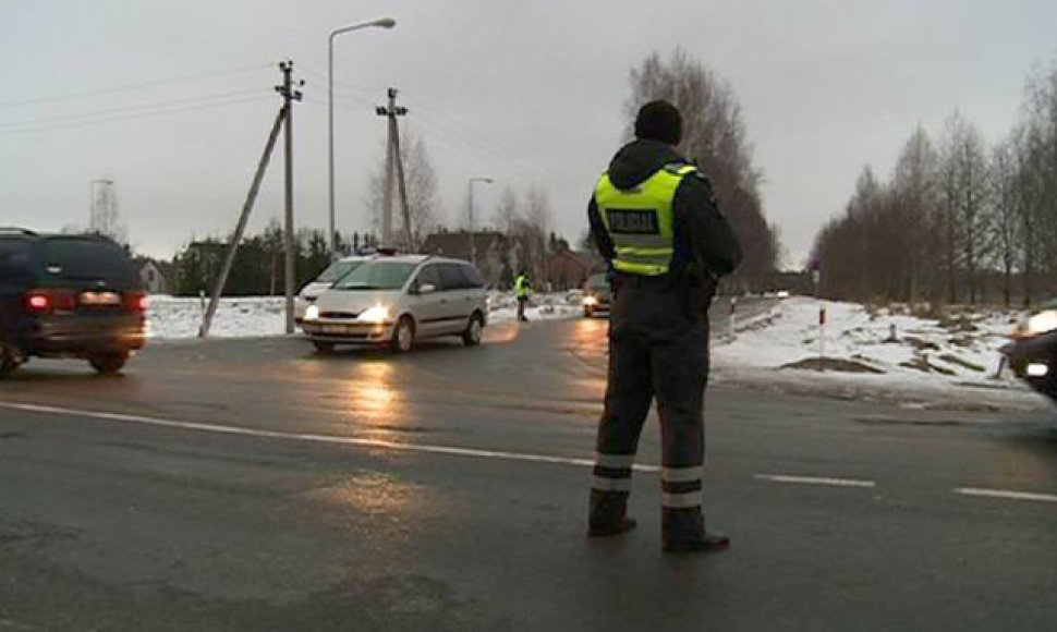 Policijos reidas Kaišiadorių rajone