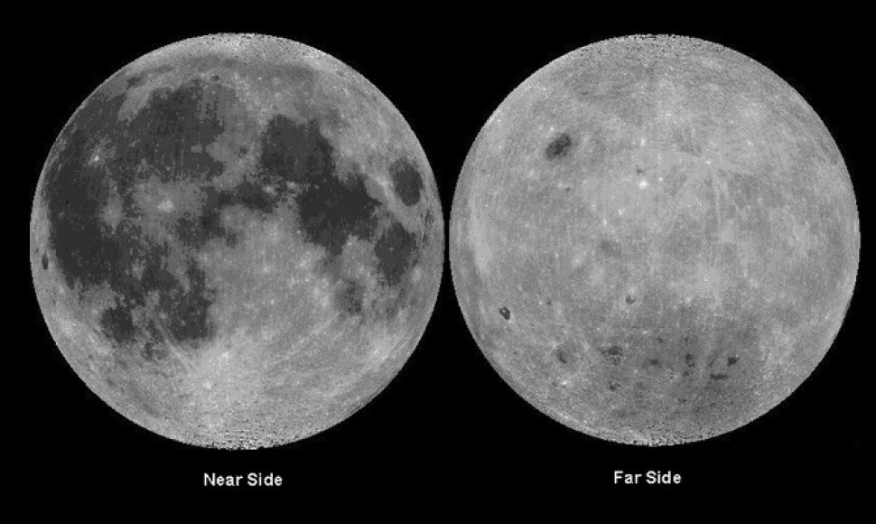 Skirtingos Mėnulio pusės