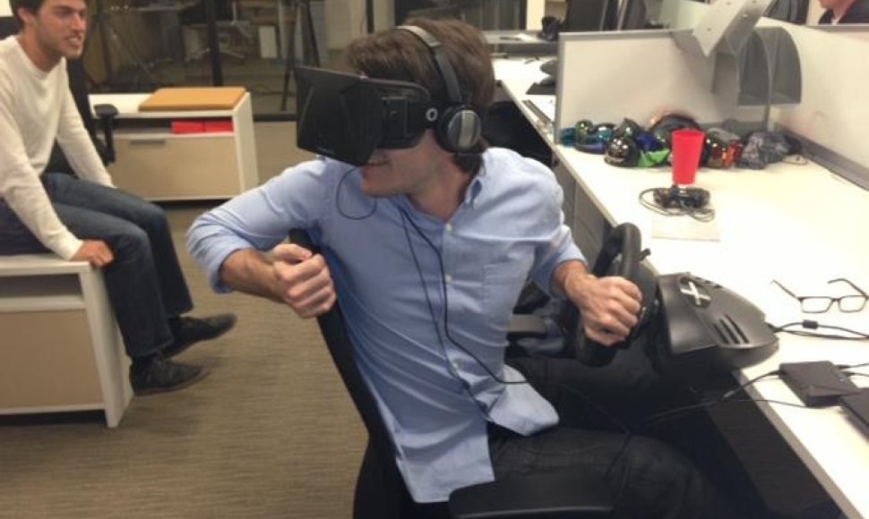 Virtualios realybės akiniai žaidėjams „Oculus Rift“