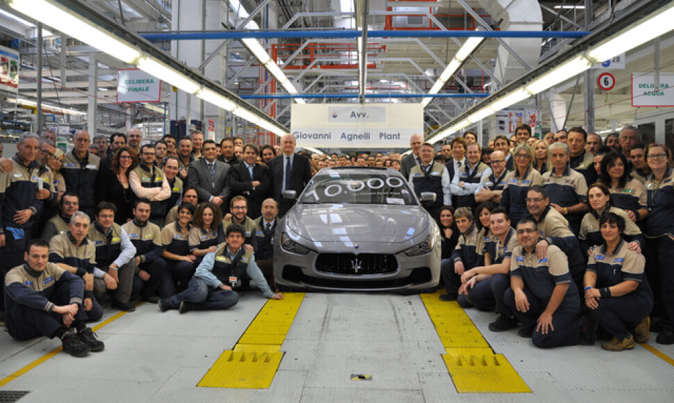 Dešimt tūkstantasis „Maserati Ghibli“