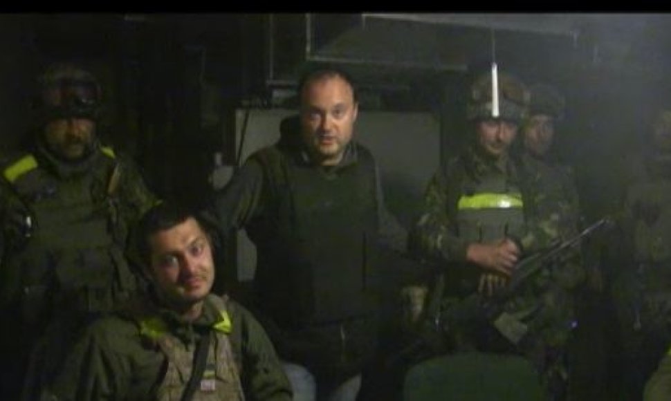 Paviešintas vaizdo įrašas, kuriame – karo zona virtęs Donecko oro uostas.