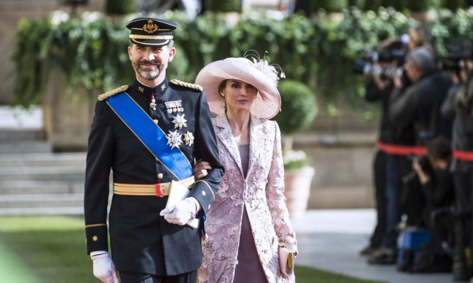 Princas Felipe ir princesė Letizia