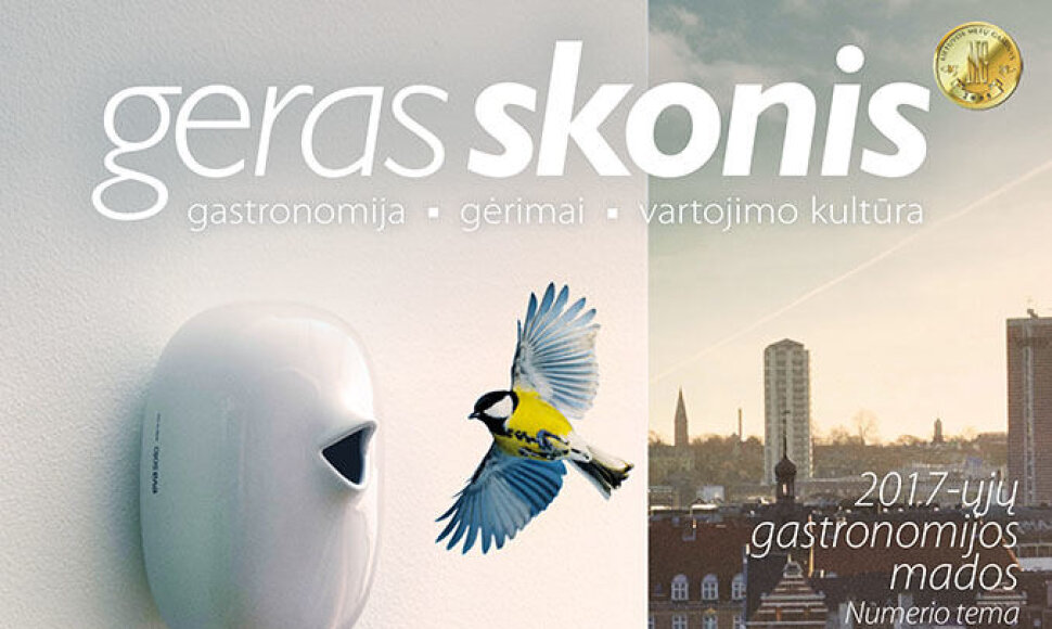 Žurnalo „Geras skonis“ 2017 m. pavasarinio numerio viršelis