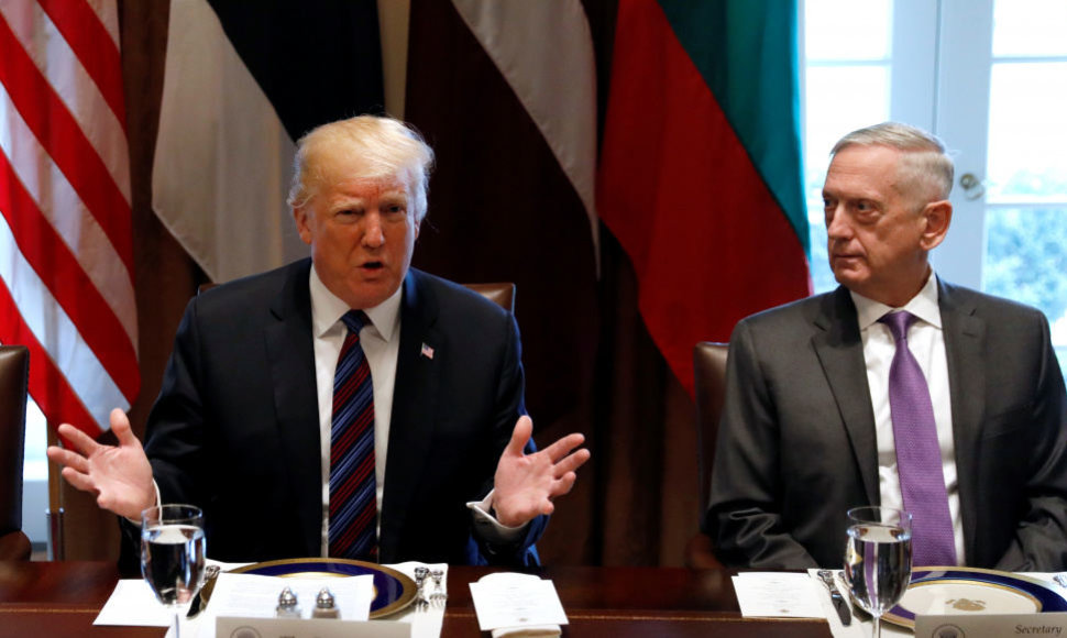 Donaldo Trumpo ir Baltijos šalių vadovų susitikimas