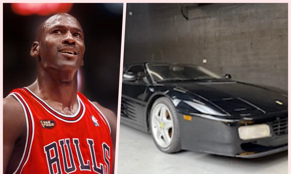 Michaelas Jordanas &scaron;į &bdquo;Ferrari&ldquo; buvo įsigijęs 1992 metais.