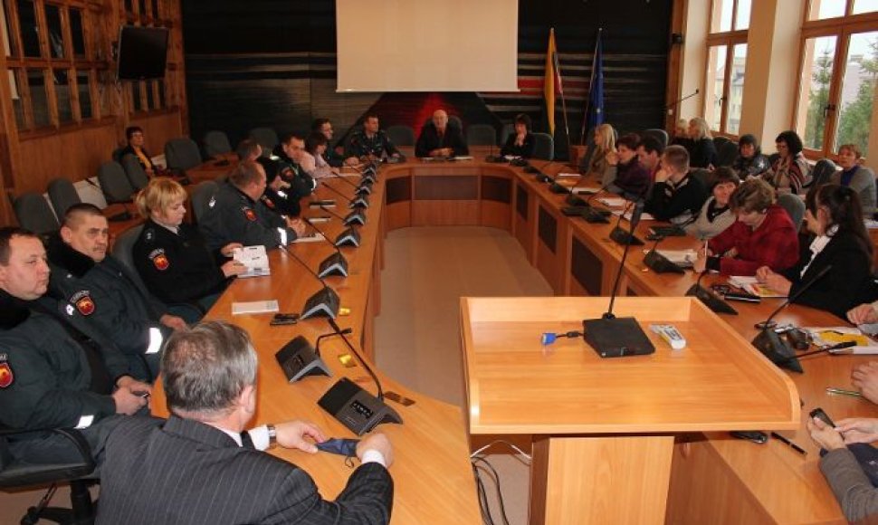 Lazdijų rajono savivaldybės Visuomeninės tarybos posėdis. 