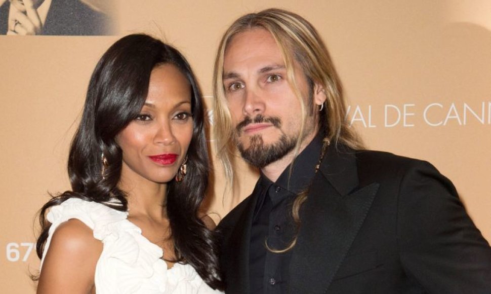 Zoe Saldana ir Marco Perego