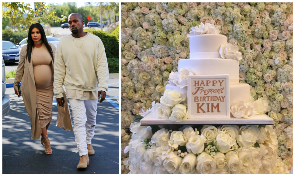 Kanye Westas savo žmonai Kim Kardashian suorganizavo gimtadienio vakarėlį kino teatre