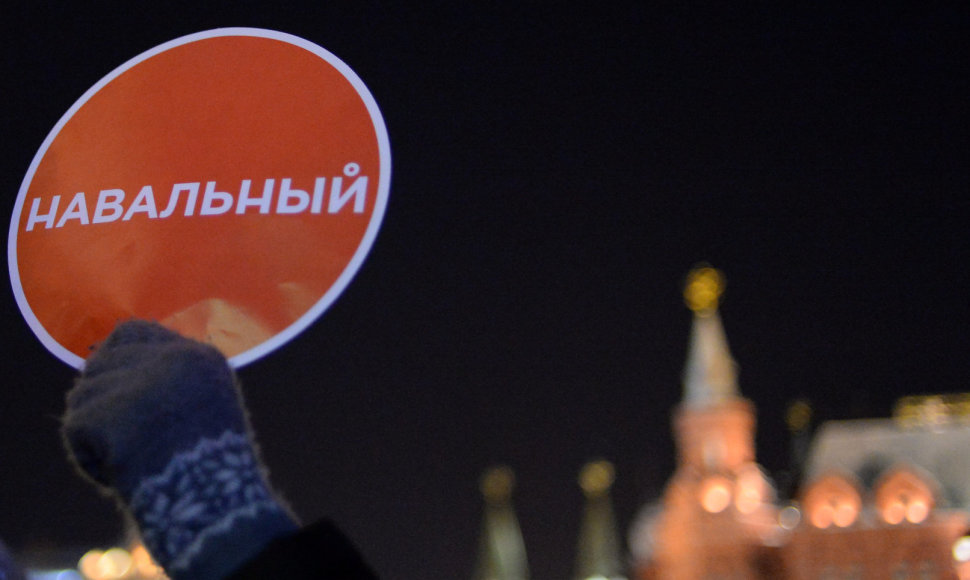 Aleksejaus Navalno rėmėjų mitingas Maskvoje 
