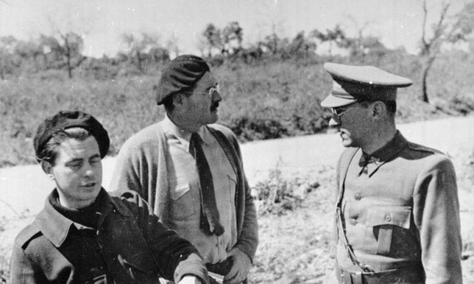 Joris Invensas ir Ernestas Hemingway'us 1936 m. Ispanijoje